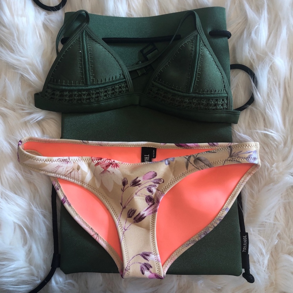 TRIANGL BIKINI WITH MATCHING BAG